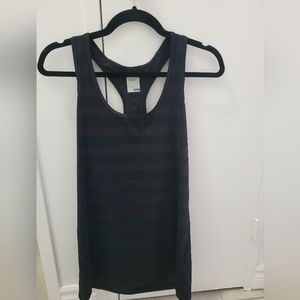 Black Striped Workout Tank